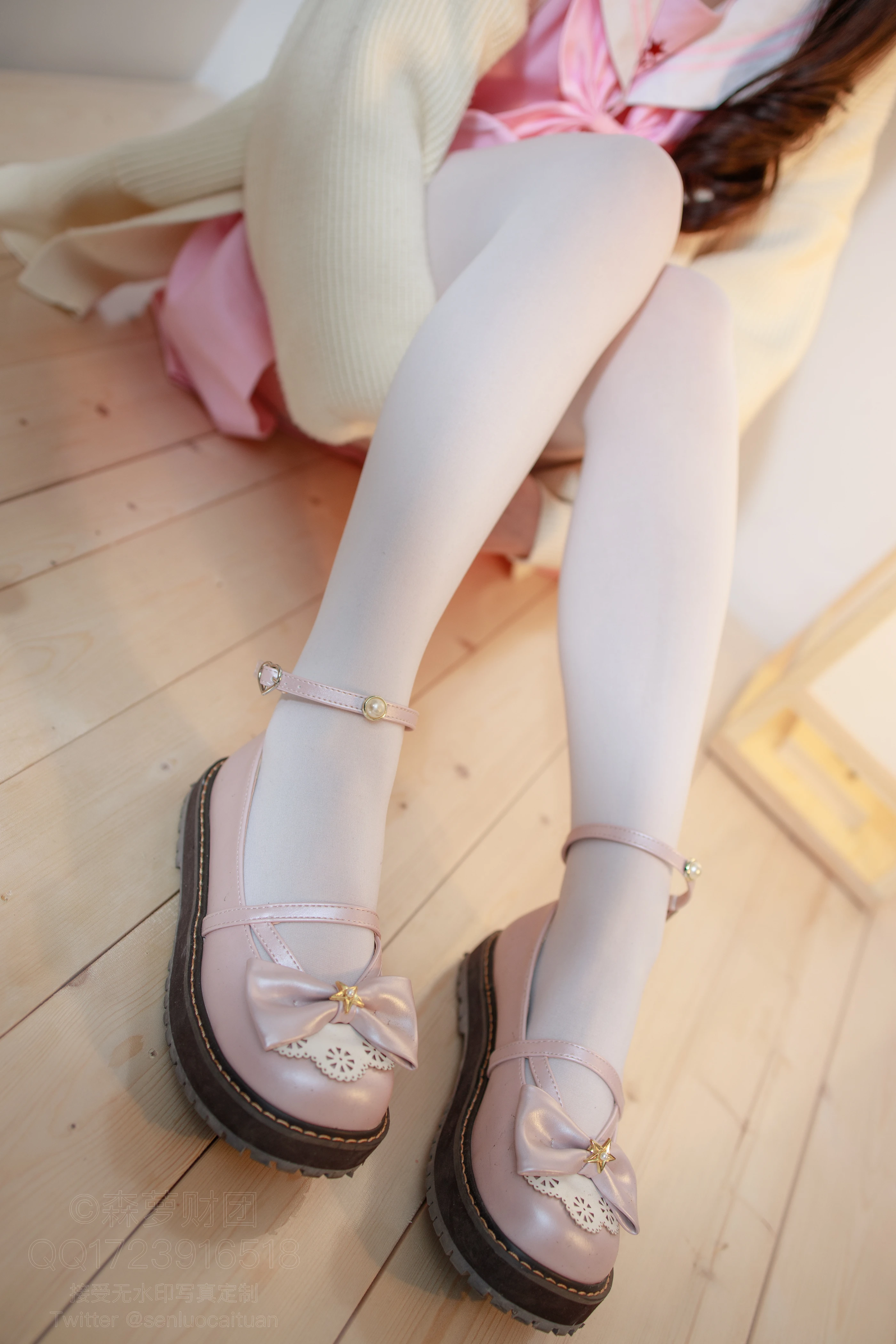 森萝财团 [X-059] 萝莉白丝80D [97P 1V]插图1
